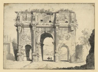 The Arch of Constantine in Rome