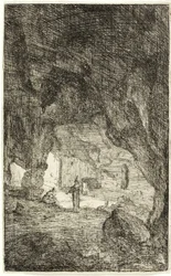Grotto and Friars, from The Ruins of Rome