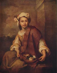 A Spanish Flower Girl