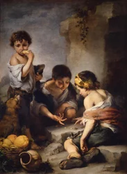 Boys Playing Dice
