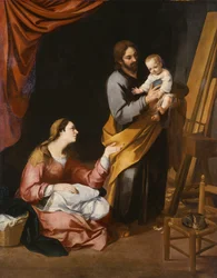 The Holy Family in the Carpenter