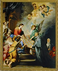 The Descent of Virgin Mary to Reward the Writing of Saint Ildefonso of Toledo