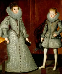Portrait of the Infante Philip and Anne of Austria