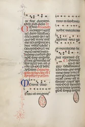 Missale: Fol. 177v: Music for various ordinary prayers, 1469