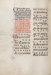 Missale: Fol. 178v: Music for various ordinary prayers, 1469