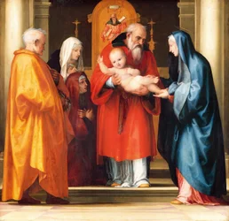 Presentation of Jesus in Temple (detail)