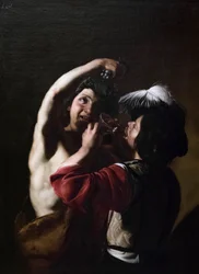 Bacchus and a Drinker