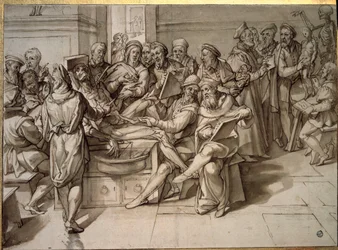 Anatomy lecture given by Michelangelo Buonarroti (Michelangelo)