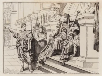 Appius Claudius sent by Lucullus to the court of Tigranes the Great