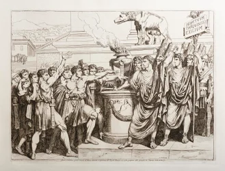 Brutus and Collatinus swear to expel the Tarquins