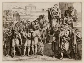 Brutus condemning his sons to death