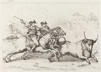 Cattle Driven to the Slaughter in Rome (Plate 16)