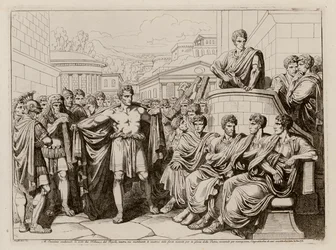 Coriolanus exiled from Rome