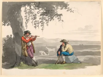 Two Shepherds in the Campagna, 1807–08