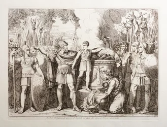 Hamilcar Barca Makes His Son Hannibal Swear Eternal Hate to the Romans