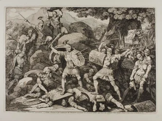 Lucius Siccius Dentatus During the Dreadful Combat