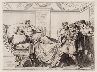 Sulla Ordering His Servants to Strangle the Magistrate Granius, 78 BC