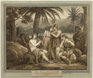 Telemachus Plays and Sings to the Shepherds in Egypt, from The Adventures of Telemachus, Book 2