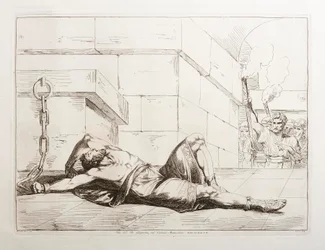 The End of King Jugurtha in the Mamertine Prison