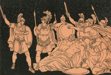 Turnus over the Bodies of Alma and Galaesus