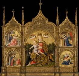 The Madonna of Humility, the Annunciation, the Nativity, and the Pietà, c.1465