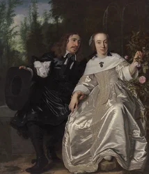 Abraham del Court and his wife Maria de Kaersgieter