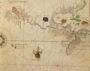 Africa, Europe and part of Americas: Central America, from Atlas of the World in thirty-three Maps