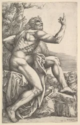 John the Baptist Preaching in the Wilderness