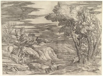 Landscape with a Horseman and His Groom