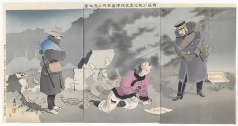 Prisoner Revealing Military Plans After Being Moved by Major Saitō