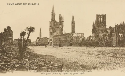 The Grand Place, Ypres, 27 June 1915