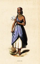 Islamic Kanuri woman of Borno, Nigeria