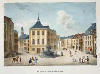 The Square and Town Hall of Spa