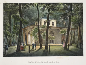 Pavillon de la Société, dans le Bois de la Haye