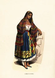 Woman of Puebla, Mexico