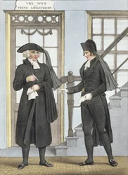 Funeral Officials of Amsterdam, Illustration from 