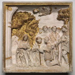 Pier Francesco Visconti, Court of Saliceto, Adoring the Christ Child, shortly after 1484