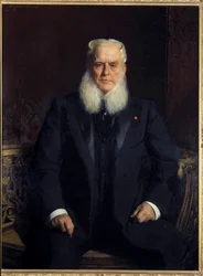 Portrait of Alfred Chauchard (1821-1909), founder of the Louvre department stores, collector and donor to the Musées Nationaux. 1896. Dimensions: 1.3 x 0.96 m. Paris, Musée d