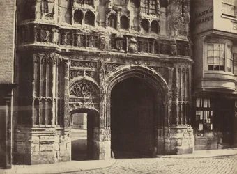 Christchurch Gateway, Canterbury, 1854, Printed 1857
