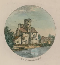 North west of Canonbury House, Islington