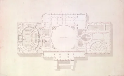 Plan of the Principal Story of the Capitol, U.S.