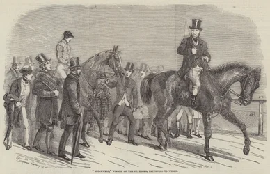 Stockwell, Winner of the St Leger, Returning to Weigh