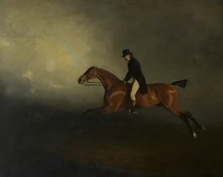 Archibald Kennedy, 12th Earl of Cassillis, later 1st Marquess of Ailsa, Riding a Match from Culzean to Glasgow