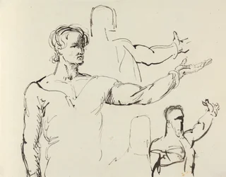 Study of a Man with Outstretched Arm