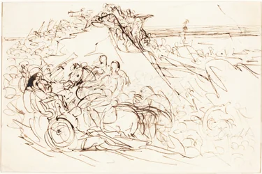 Xenophon and the Greeks Sighting the Sea (recto)