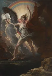 A Mighty Angel Standeth upon the Land and upon the Sea