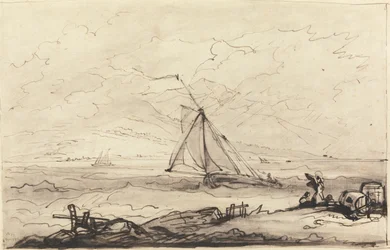A Squall off a Mountainous Coast
