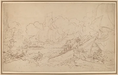 Study for The Battle of La Hogue