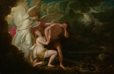 The Expulsion of Adam and Eve from Paradise (retouched)