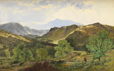 Moel Siabod in the Valley of the Lledr